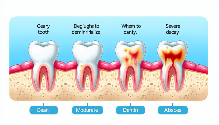 Wie sieht Karies aus?