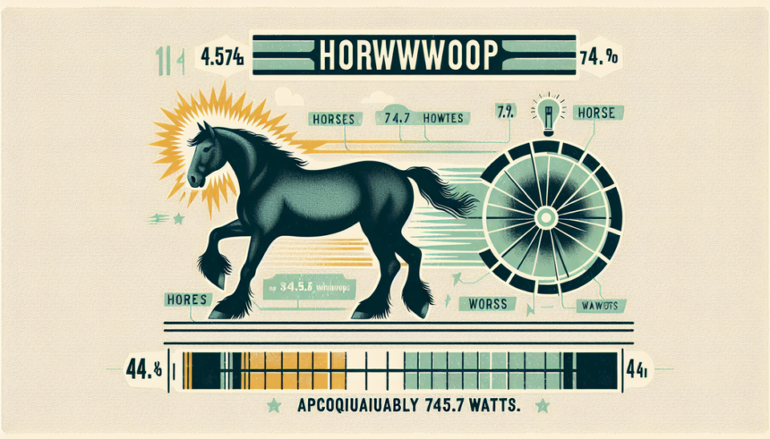 Wie viel PS hat ein Pferd?