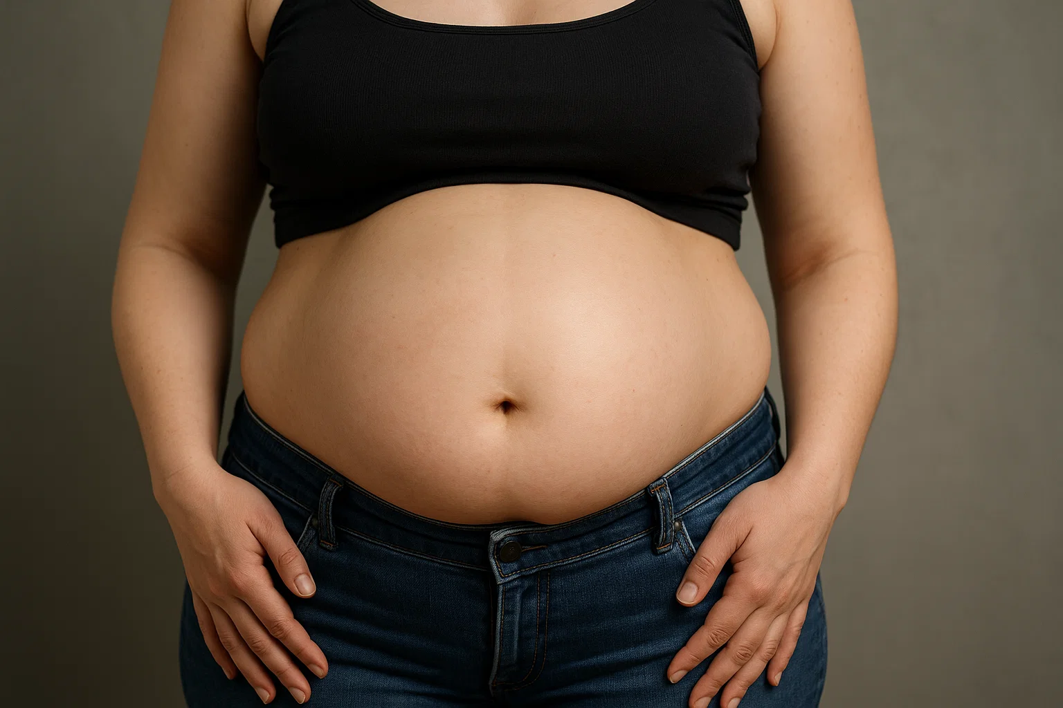 aufgeblähter Bauch