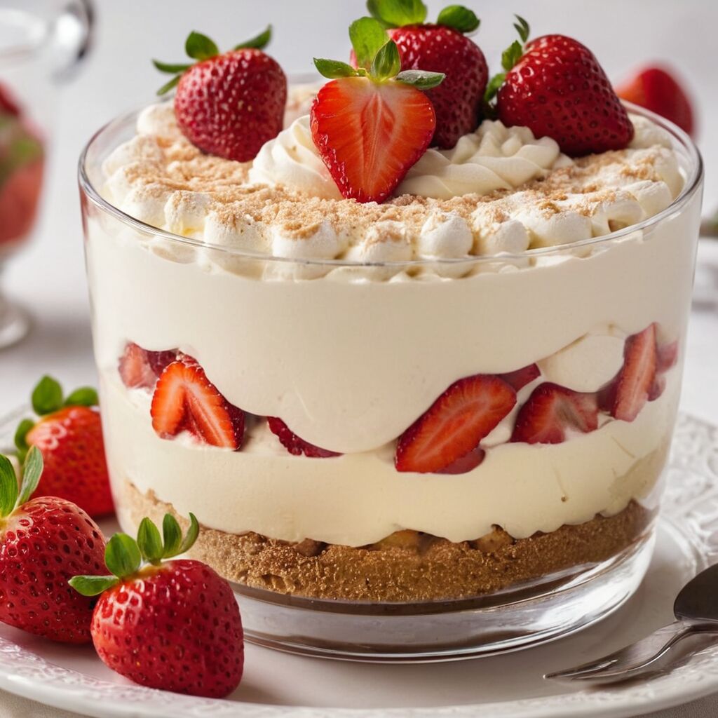Erdbeer-Tiramisu mit Mascarpone und Sahne: Ein himmlisches Dessert für jeden Anlass