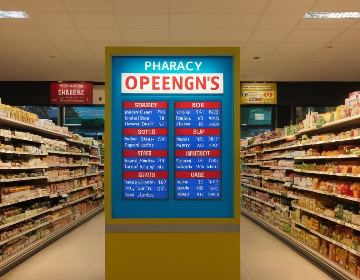 Apotheken haben verkürzte Öffnungszeiten am Sonntag - Öffnungszeiten von Lebensmittelgeschäften: Wie lange sind sie heute geöffnet?