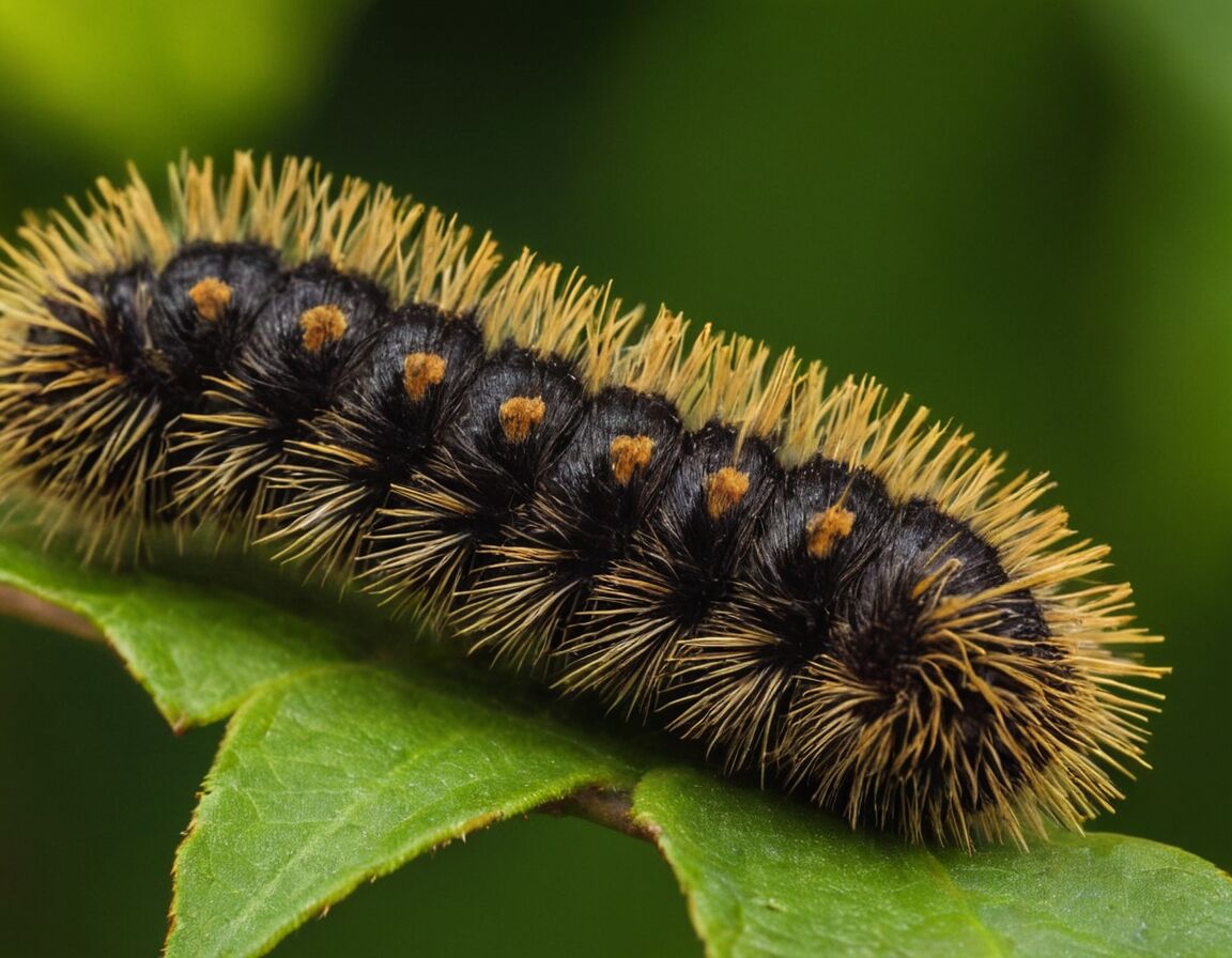 Natürliche Feinde und Schutzmechanismen - Schwarze Raupe mit Haaren: Gefährliche Schönheiten oder harmlose Insekten?