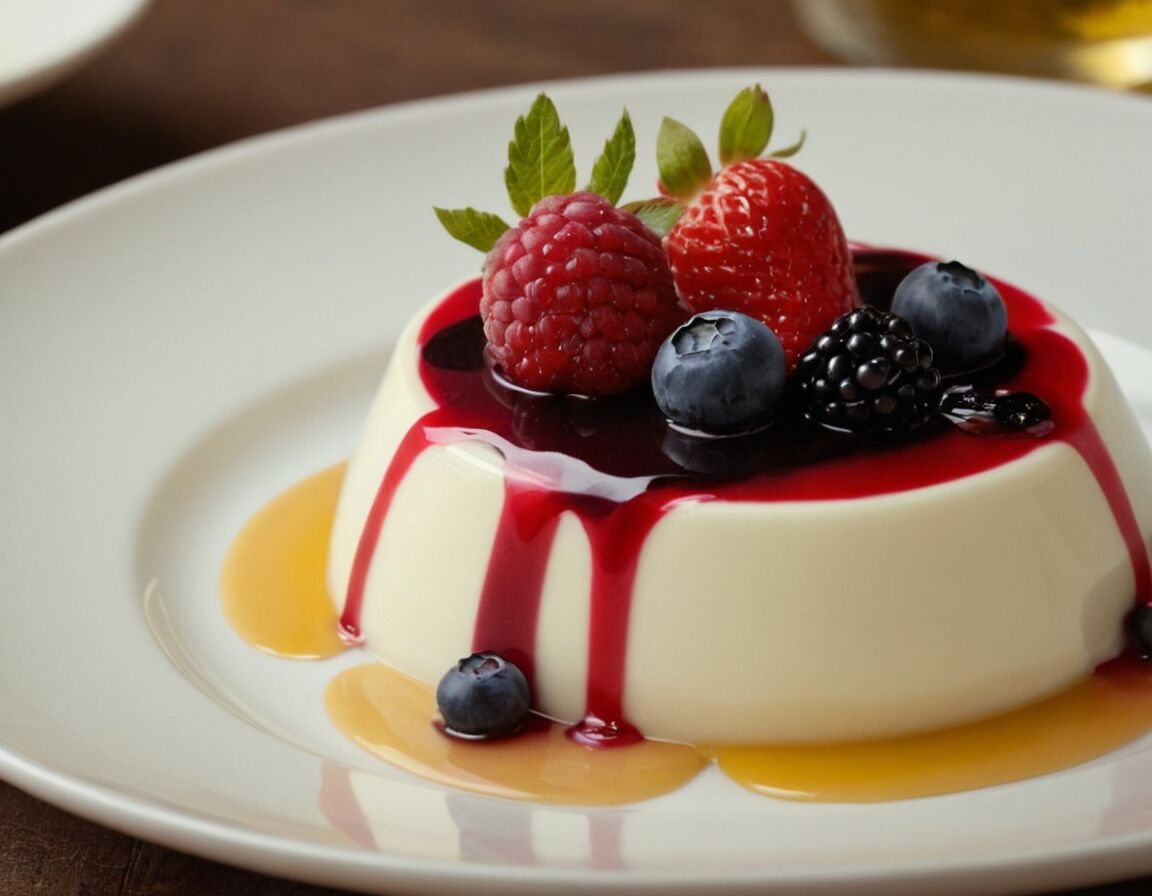 Servieroptionen mit Früchten oder Fruchtsauce - Was ist Panna Cotta? Die italienische Dessert-Sensation und ihre Geheimnisse