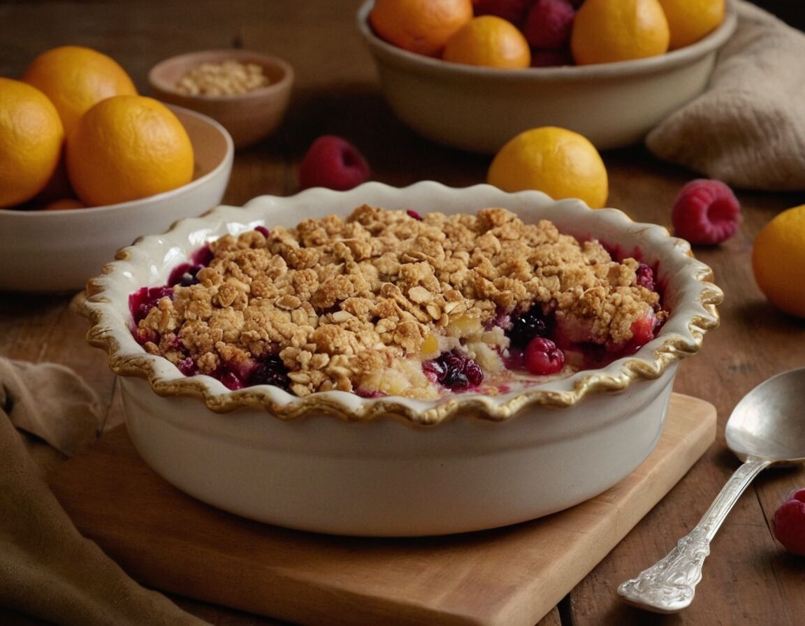 Stücke warm oder kalt servieren - Das beste Crumble Rezept: So gelingt der perfekte Obst-Crumble