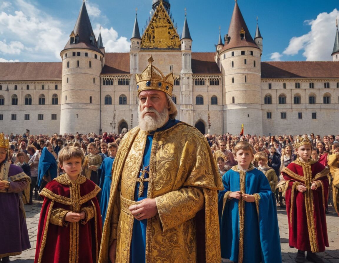 Karl wird zum Kaiser gekrönt im Jahr 800 - Karl der Große für Kinder: Spannende Geschichten und Abenteuer aus dem Leben des Frankenkönigs