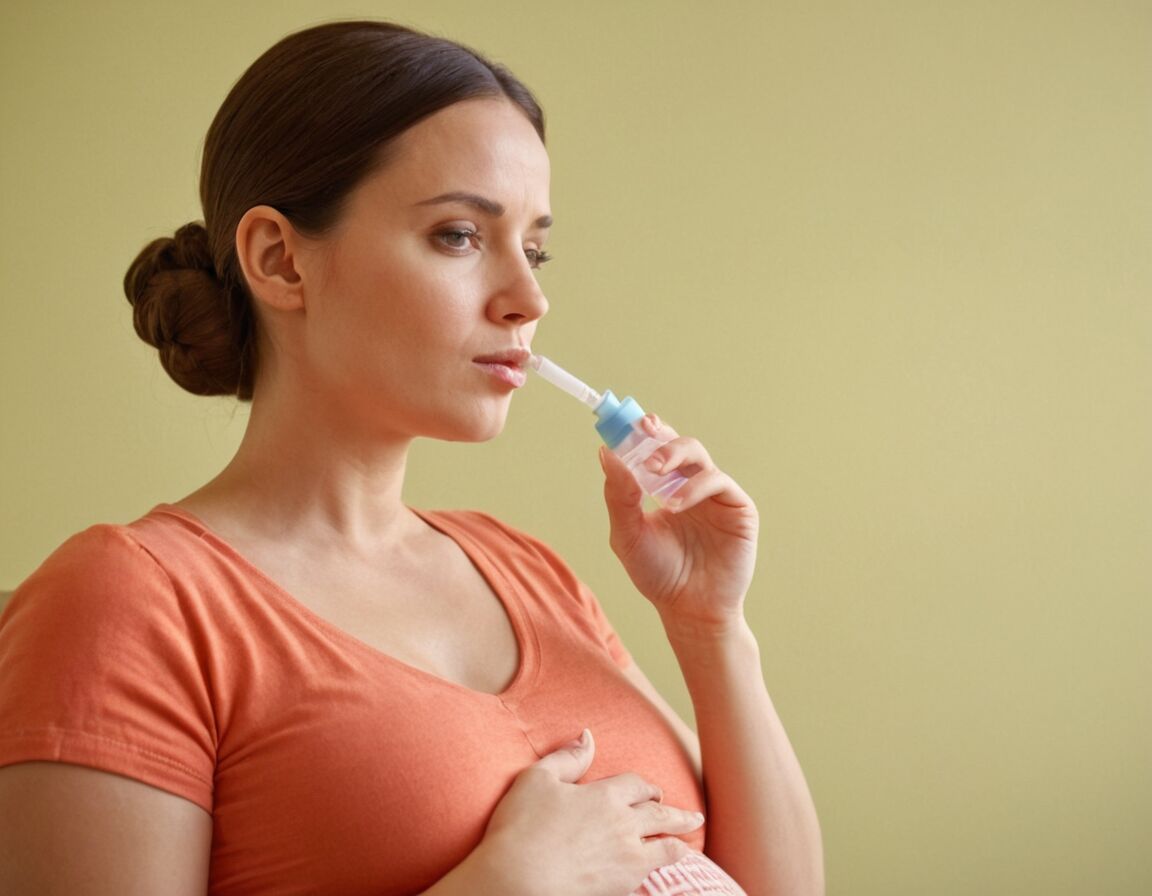 Abschwellende Sprays sollten nur kurzzeitig eingesetzt werden - Nasenspray in der Schwangerschaft: Risiken und Empfehlungen für werdende Mütter