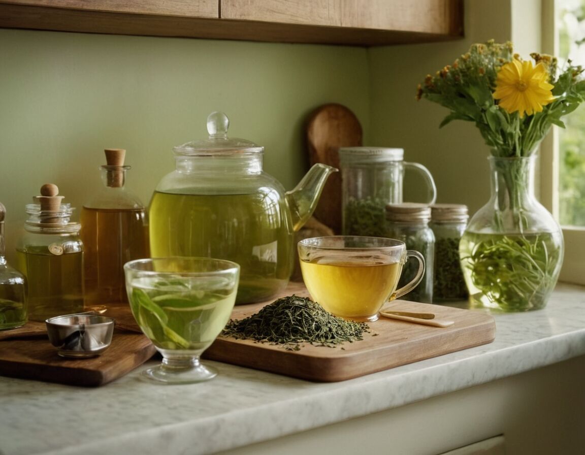 Grüner Tee gegen vorzeitige Hautalterung - Omas Hausmittel gegen Falten: Natürliche Tipps für eine jugendliche Haut