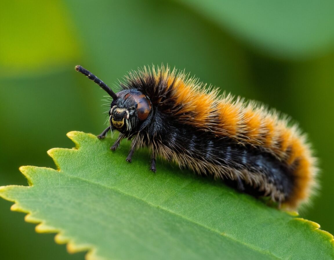 Umgang mit unerwarteten Begegnungen in der Natur - Schwarze Raupe mit Haaren: Gefährliche Schönheiten oder harmlose Insekten?
