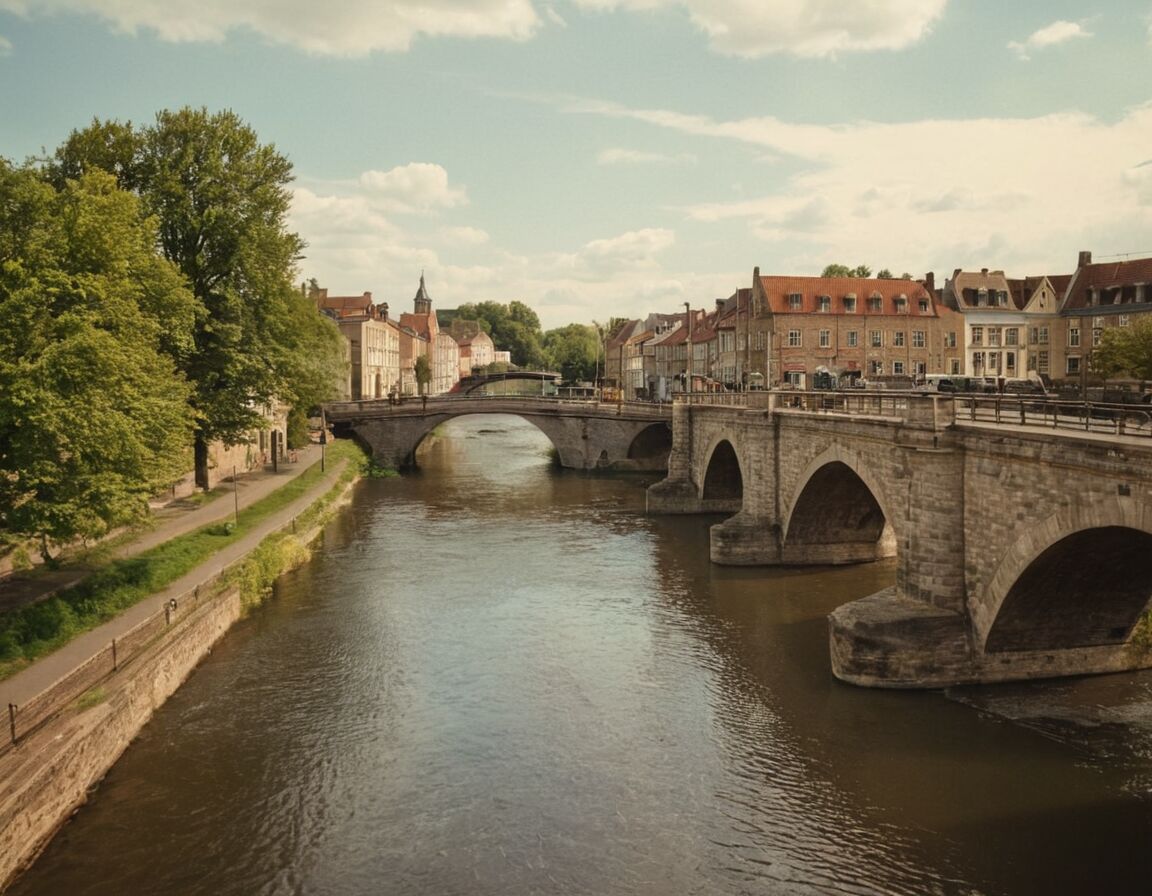 Rolle des Wasserlaufs in der Stadtentwicklung - Sprung über die Emscher: Ein Blick auf die Geschichte und Bedeutung des Wasserlaufs