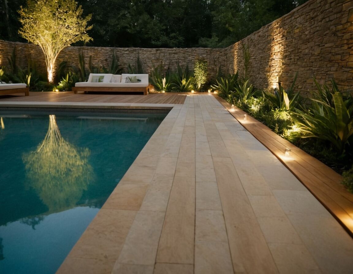 Kreative Pool Umrandung-Ideen für einen stilvollen Außenbereich