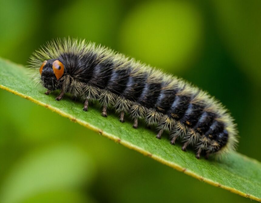 Schwarze Raupe mit Haaren: Gefährliche Schönheiten oder harmlose Insekten?