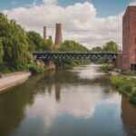 Sprung über die Emscher: Ein Blick auf die Geschichte und Bedeutung des Wasserlaufs