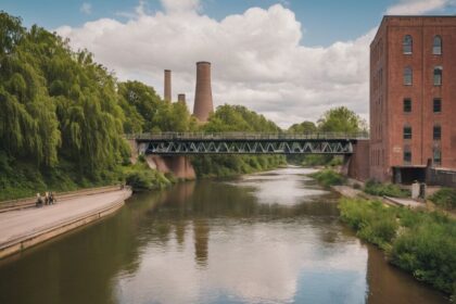 Sprung über die Emscher: Ein Blick auf die Geschichte und Bedeutung des Wasserlaufs