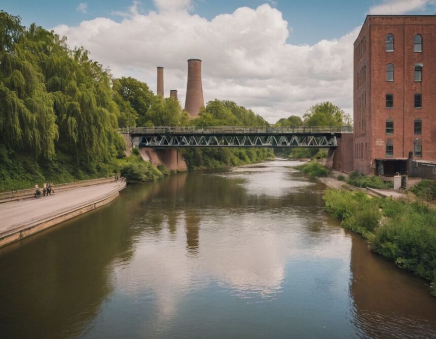 Sprung über die Emscher: Ein Blick auf die Geschichte und Bedeutung des Wasserlaufs