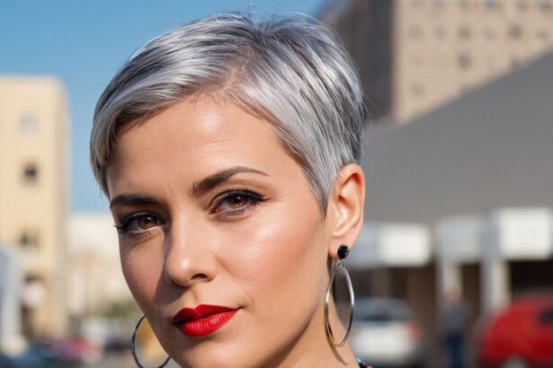 Freche kurze graue Haare: Der moderne Trend für selbstbewusste Frauen