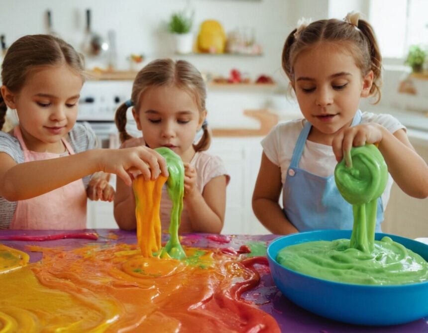 Wie macht man Schleim: Eine Schritt-für-Schritt-Anleitung für kreatives Basteln mit Kindern